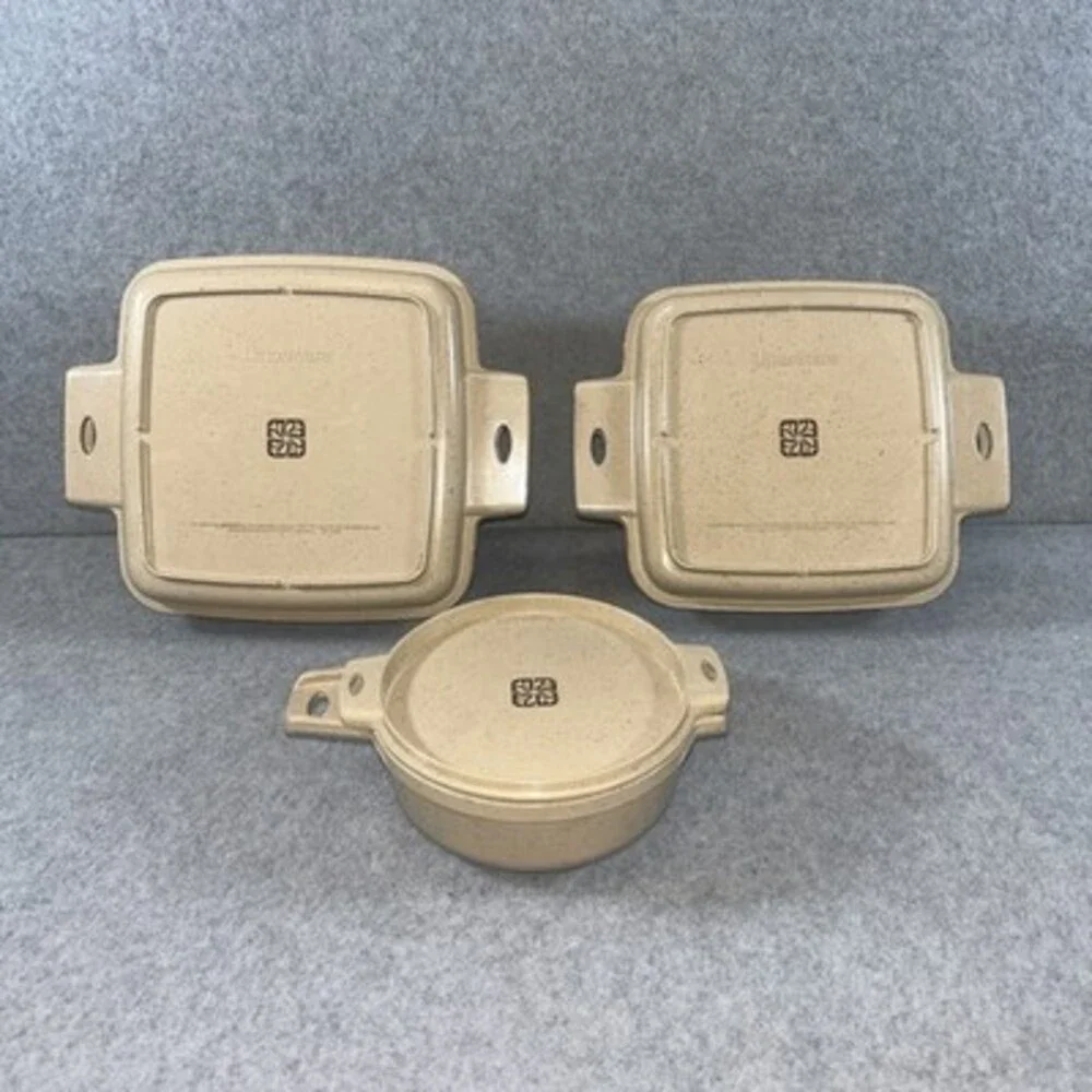 VTG 1980s LittonWare Cookware 6 Piece Lot - Microwave & Oven Safe to 400°F   USA